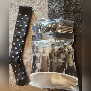 5 pack Compression socks Size S/M
